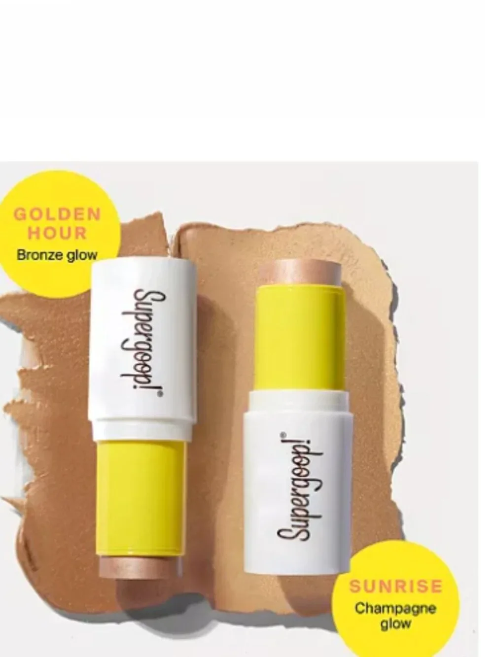Supergoop! Glowscreen Sunlighter Glow & Protect Stick SPF 45 Sunrise (EXP 12/26)